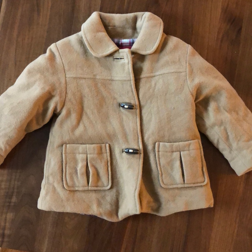 Jacadi Tan Kids Pea Coat